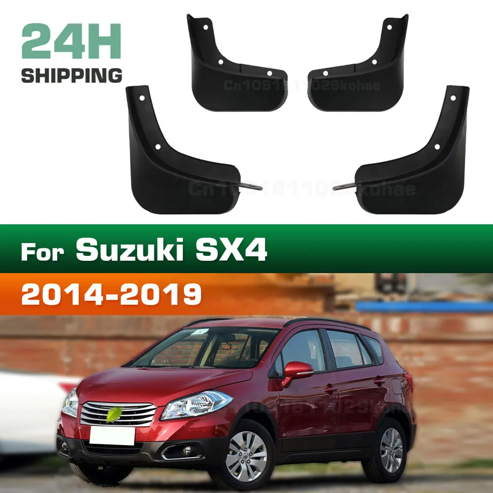 

Для Suzuki SX4 S-Cross 2014 2015 2016 2017 2018 2019, крыло, брызговики, брызговики, брызговики, автомобильные аксессуары