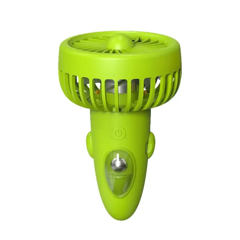 

Mini Portable Hand Fan Rechargeable Quiet Fan 3 Speeds Hands-free USB Rechargeable Cartoon Pilot Design Small Fan For Outdoor