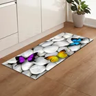 3D длинный кухонный Противоскользящий коврик, коврик для ванной, напольный коврик, Впитывающий Коврик для входной двери, для спальни, гостиной, напольные коврики, современный кухонный коврик