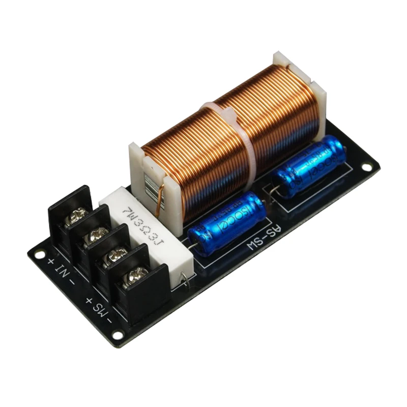 350 Вт Чистый сабвуфер Профессиональный пассивный бас-делитель частоты для