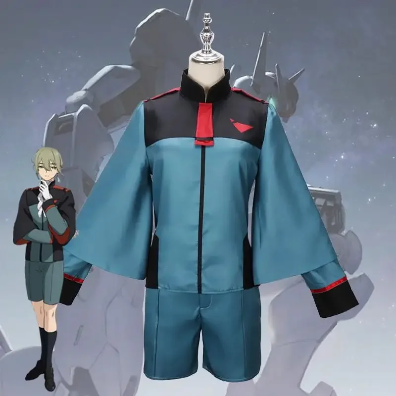 Ведьма из Mercury Suletta Miorine Rembran аниме костюмы для косплея парик полный комплект