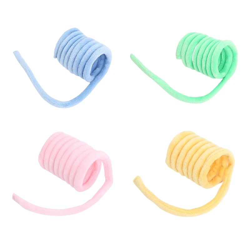 

Plush Colorful Springs Spiral Macaron Color Spring Toys Bite Resistant