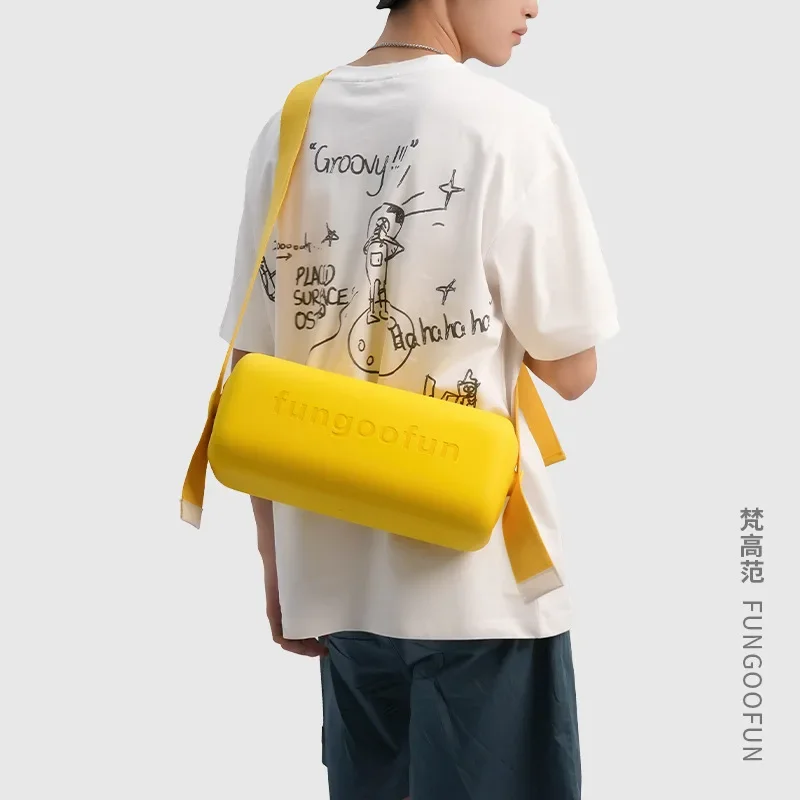 Fungoofun Сумка через плечо на одно для тостов Велосипедная сумка фитнеса Большая