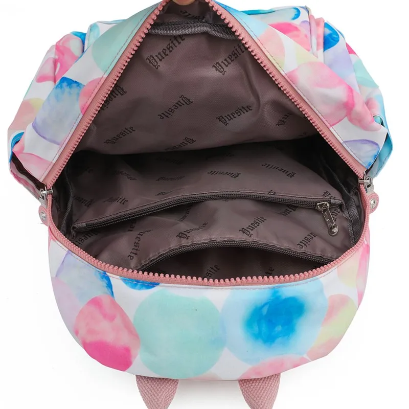 Women's Fashion Trend Backpacks Soft Oxford Printing Knapsack Female Light Large-capacity Multi-Function School Commute Rucksack