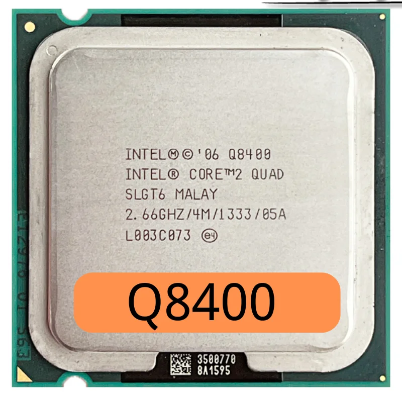 

Q8400 Original Intel CPU Core2 QUAD Q8400 CPU/ 2.66GHz/ LGA775 /4MB Cache/ Quad-CORE/FSB