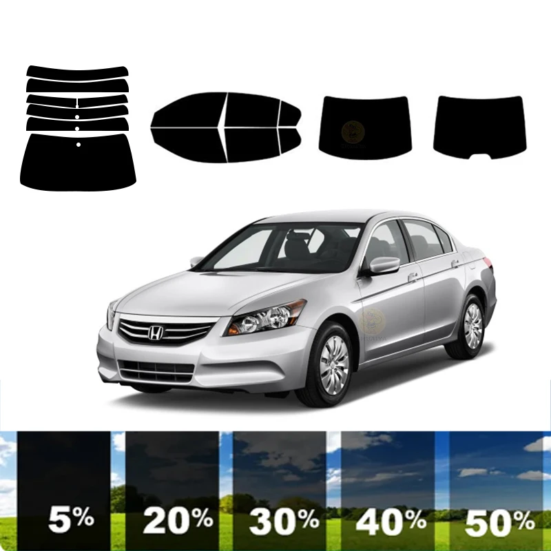 Предварительно вырезанная съемная тонировочная пленка для окон автомобиля 100%