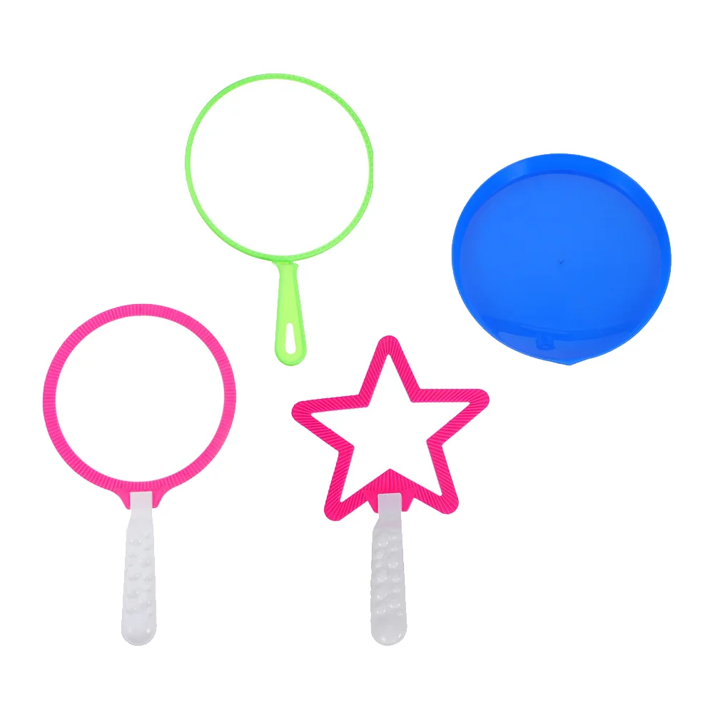 

4pcs Interesting Colorful Bubbles Maker Bubble Wand Set for Children Outdoor Gift