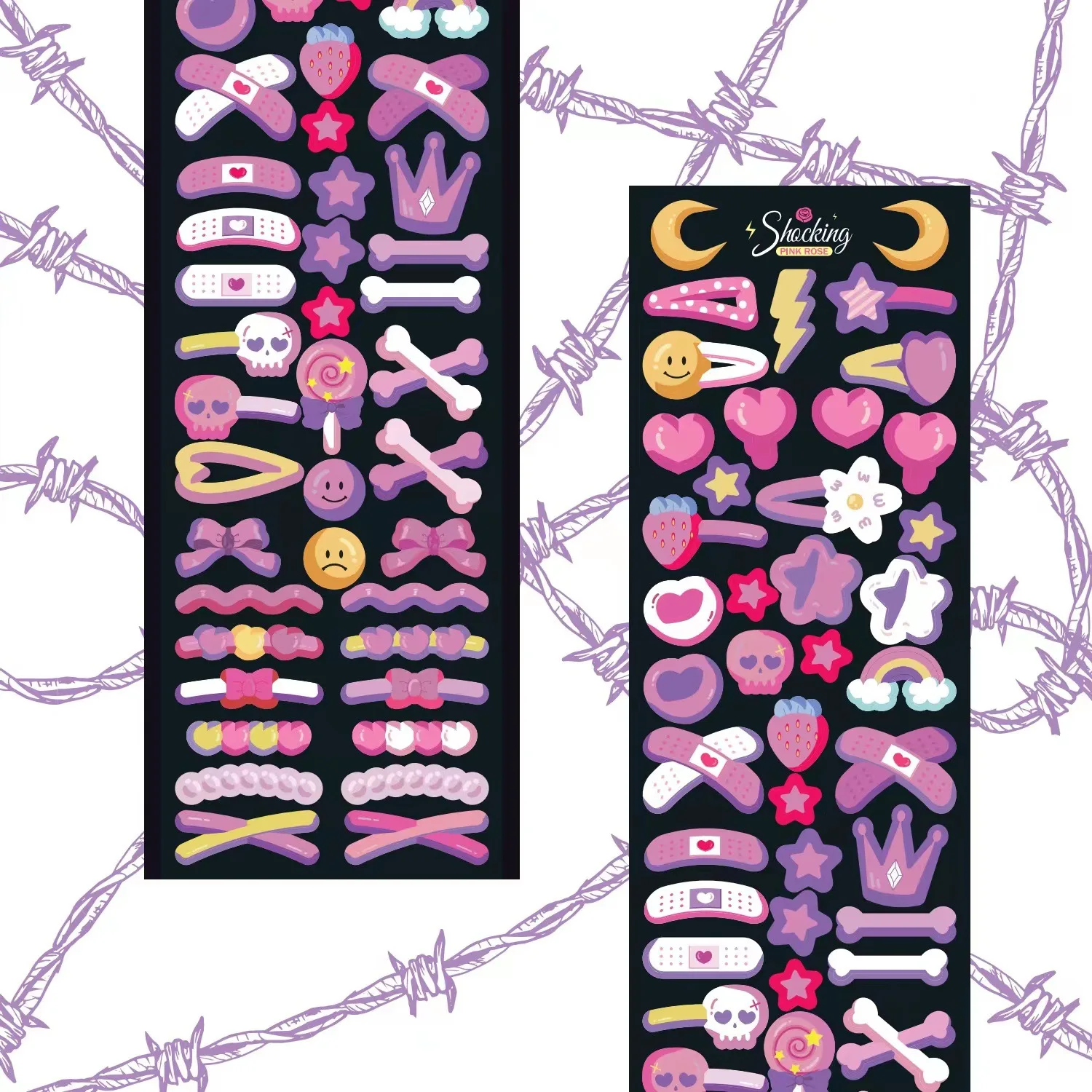 

Стикеры Ins Dark Style