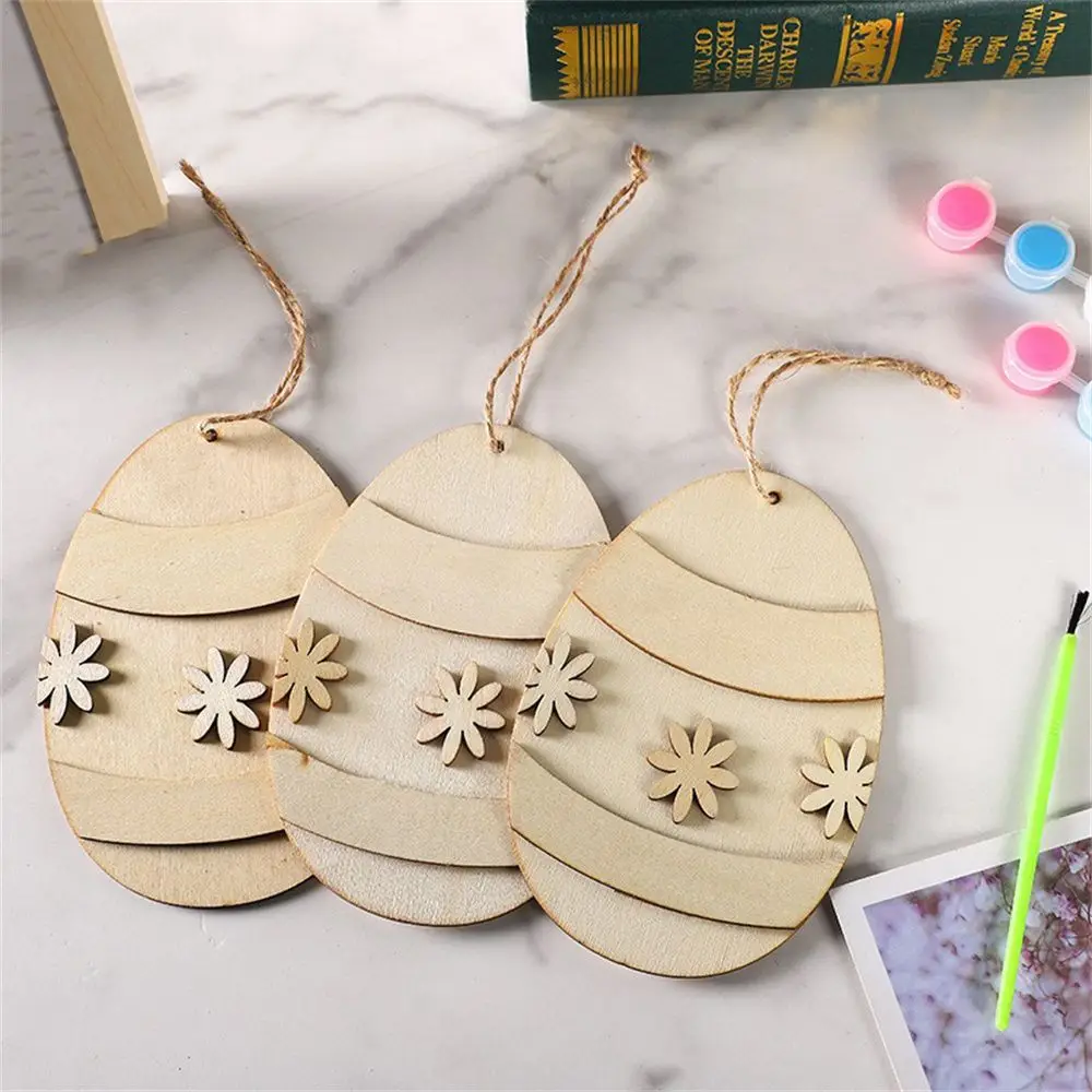 

Раскрашивающиеся яйца, домашнее украшение, деревянное подвесное украшение «сделай сам», счастливая Пасха, кулон, подвесной Декор