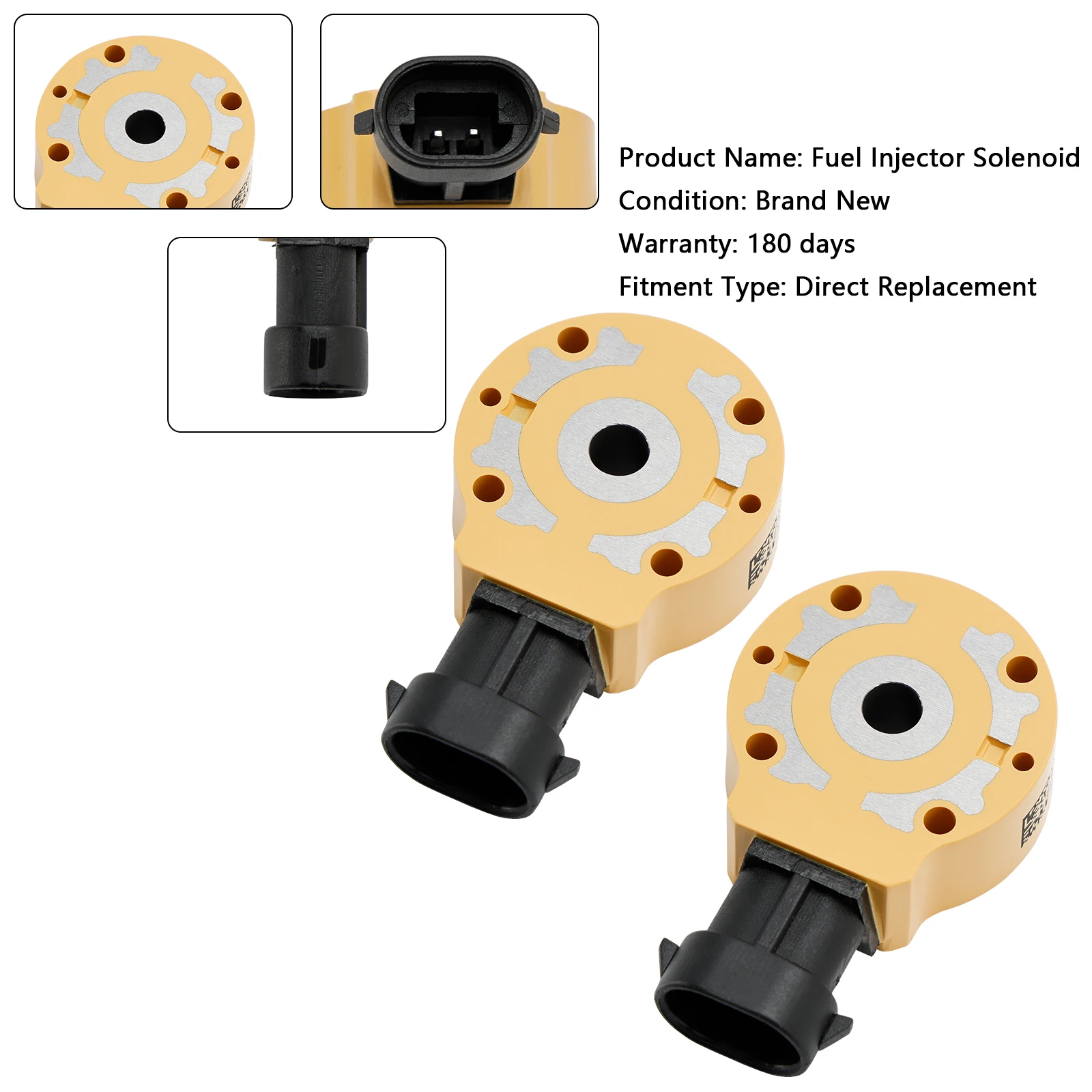 2 шт. соленоид топливного инжектора 214-5427 подходит для Caterpillar CAT C7 C9 10R4761