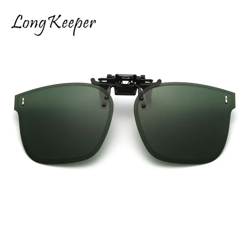 

LongKeeper Polarized Clip On Men Sunglasses Women Photochromic Driving Uv Night Vision Design Play Outdoor Eyeglasses Fashion
