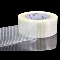 grid fiber tape toy airplane model super strong mesh single sided tape wear resistant glass fiber strong reinforced tape 25m