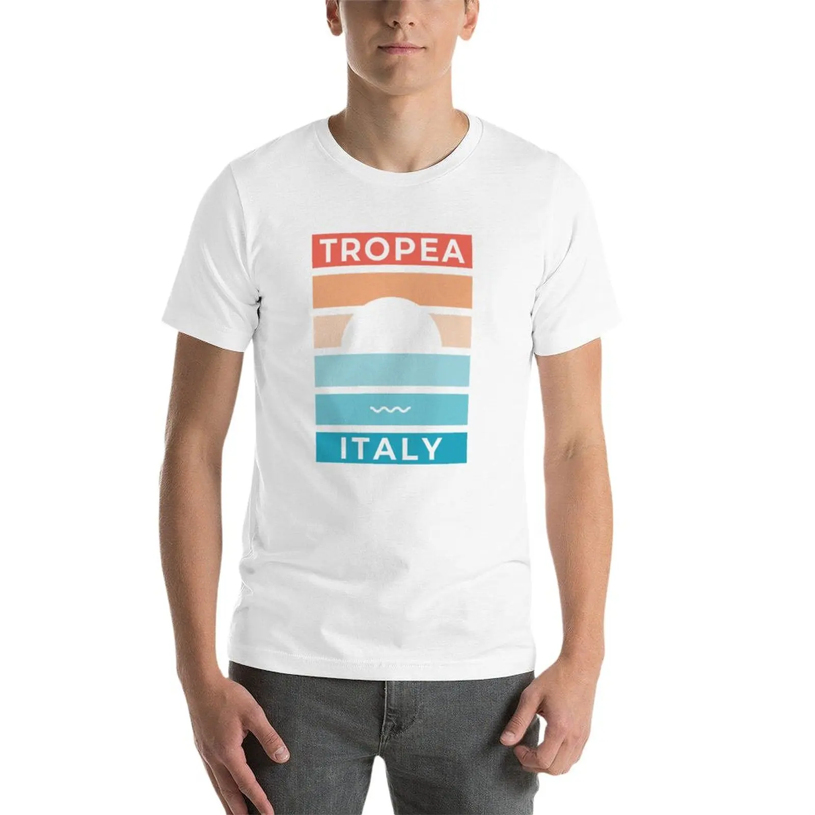 Новая итальянская футболка Tropea быстросохнущая с животным принтом для мальчиков