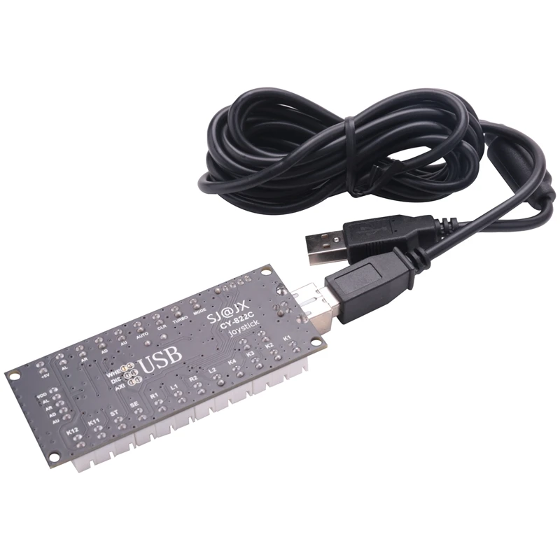 Фото USB-энкодер для аркадных игр с нулевой задержкой, джойстик для MAME Jamma, запчасти для аркадных игр. №4