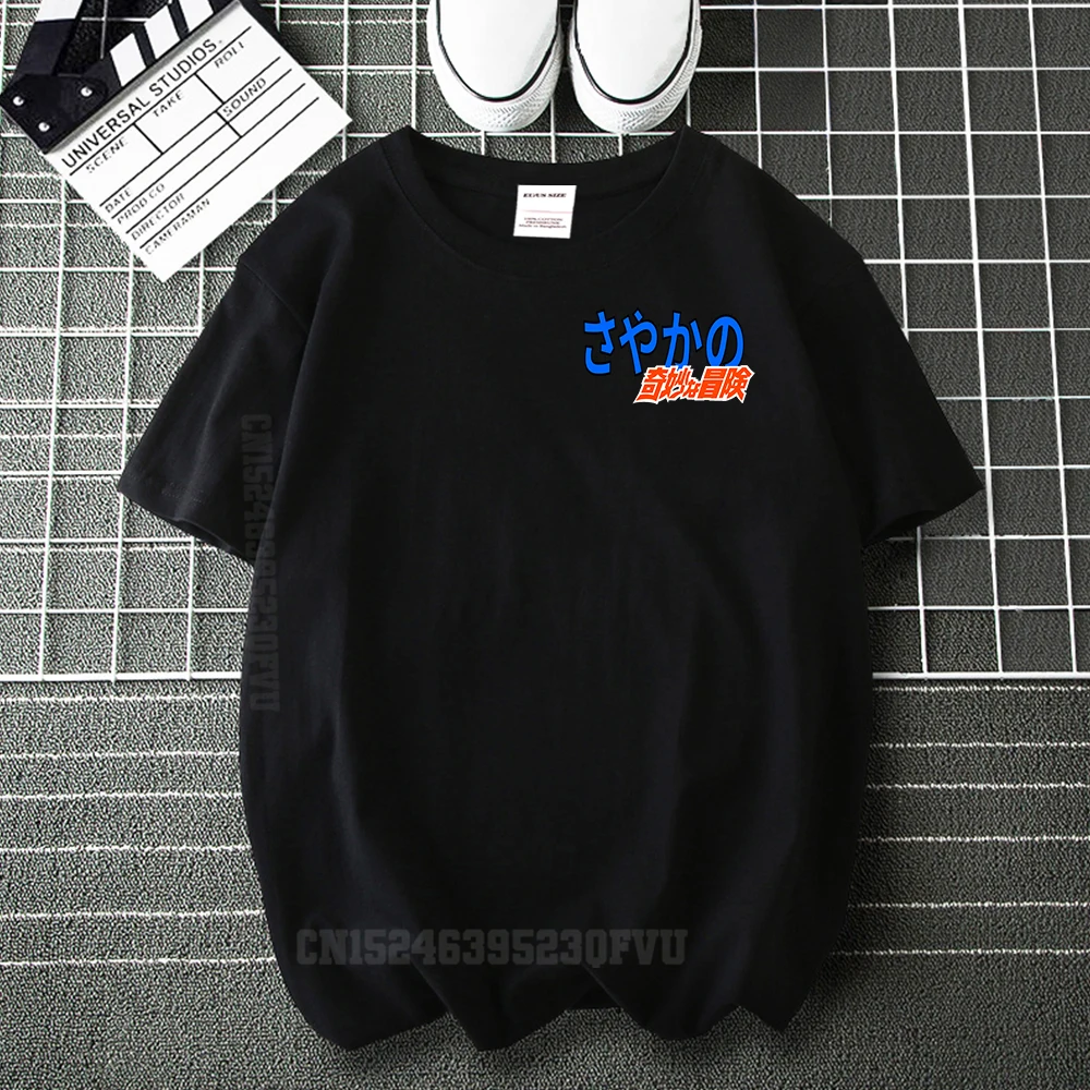 

JoJo's Bizarre Adventure Cartoon Tee Shirt Men Japan Anime Fashion Manga Graphic Oversized Camisas Hombre Harajuku Clothes