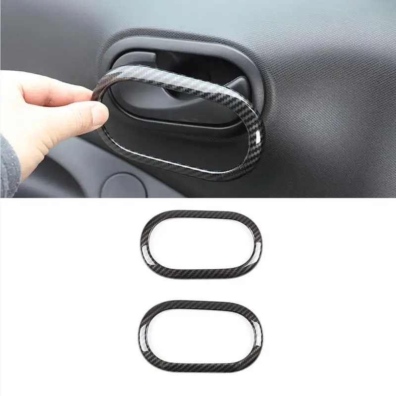 

For Mercedes-Benz2015 2016 2017 2018 2019 2020 1 Pair ABS Car Accessories Door Inner Handle Bowl Frame Trim Cover Protector