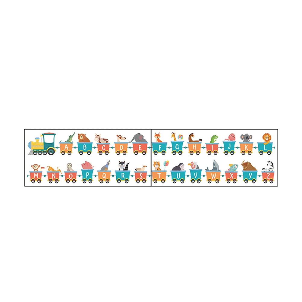 

1 Set Alphabet Stickers Wall Stickers Cartoon Train Animals Decals