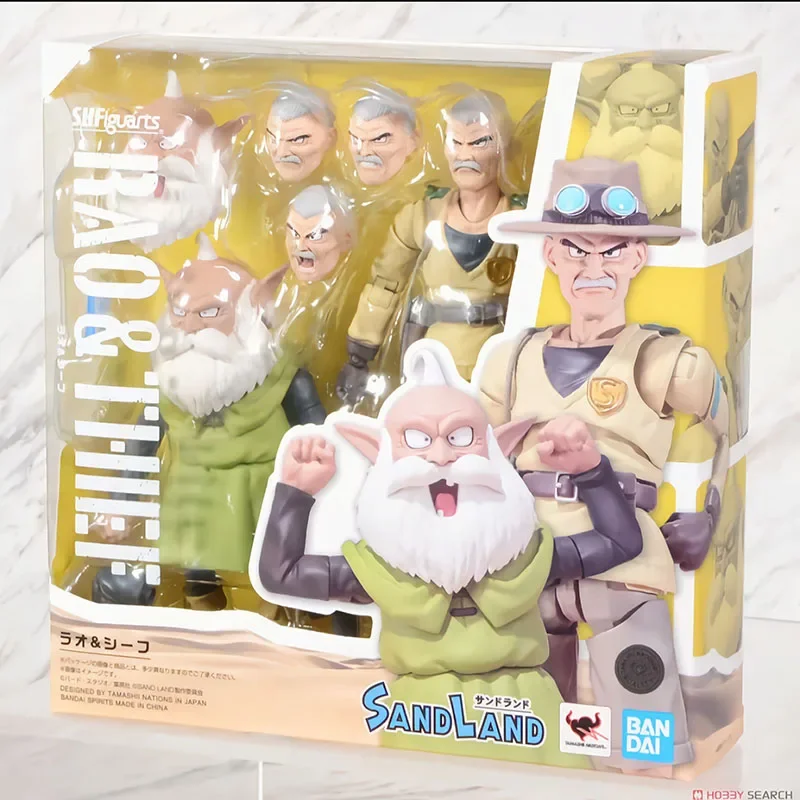 Фото Оригинальный комплект Bandai Origin Gundam S.H.F IGUARTS SAND LAND BEELZEBUB RAO и THIEFa Игрушки Подарочная Коллекционная модель №2