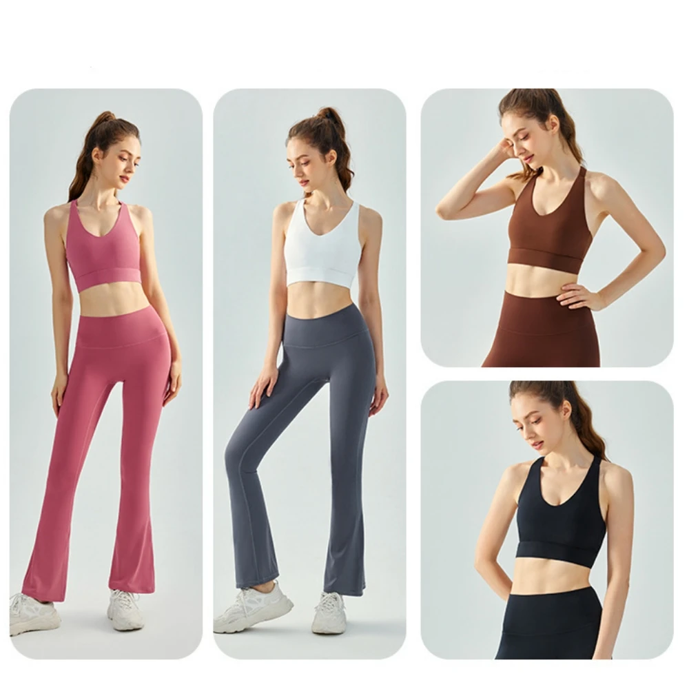 Майка Эмили для занятий йогой Интегрированный топ с подвесной шеей и красивой