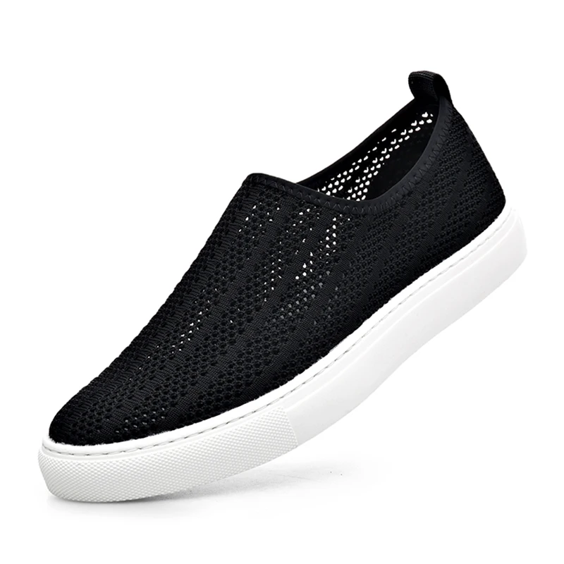 

2023 Men's Shoes Quality Mesh Shoes New Summer Man Black Casual Shoes