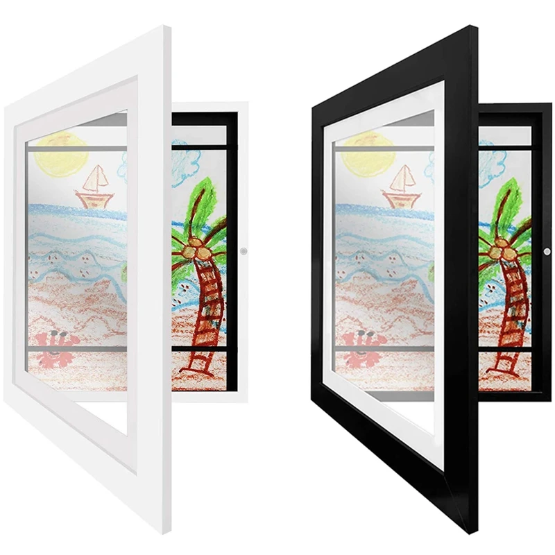 

Framework In Composite Wood Mat 10X12.5 Kids Art Frames Horizontal And Vertical Formats