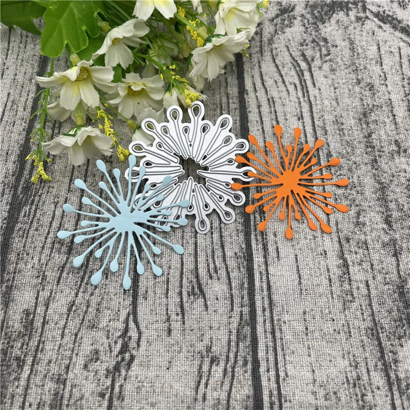 

Dandelion Flower Metal Cutting Die For Diy Dies Scrapbooking Embossing Handmade Paper Card Decoration Photo Album Craft Dies