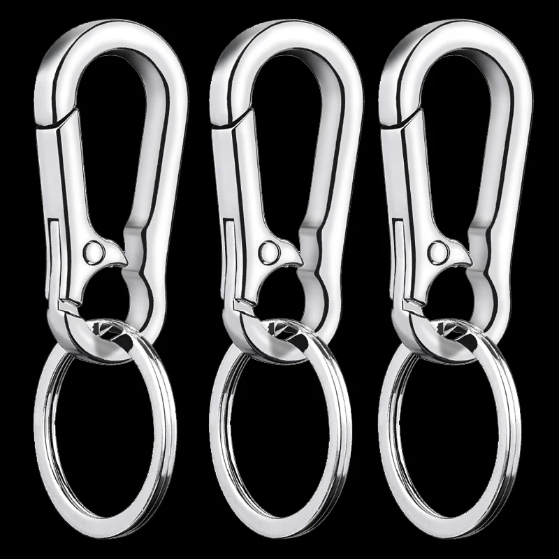 Gourd Buckle Keychain Climbing Hook Car Keychain Simple Strong Carabiner Shape Keychain Accessories Metal Vintage Key Chain Ring