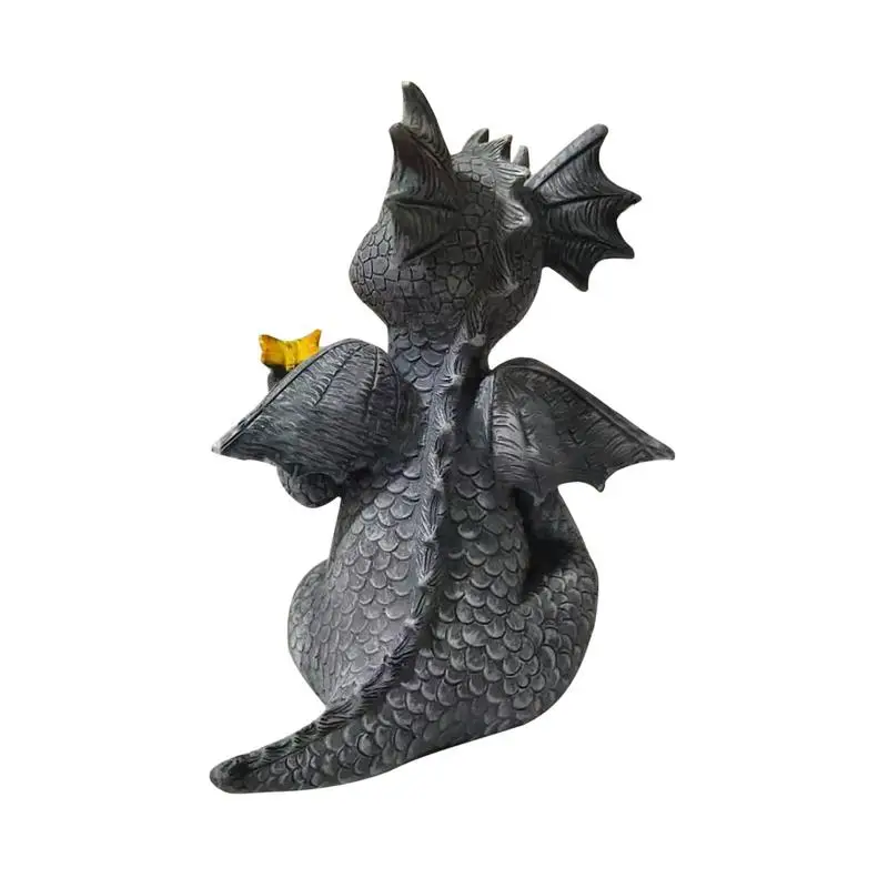 

Dragon Garden Statue Bbay Dragon Statue Sculpture Handmade Home Office Decor Resin Ornaments For Patio Yard Backyard And Lawn