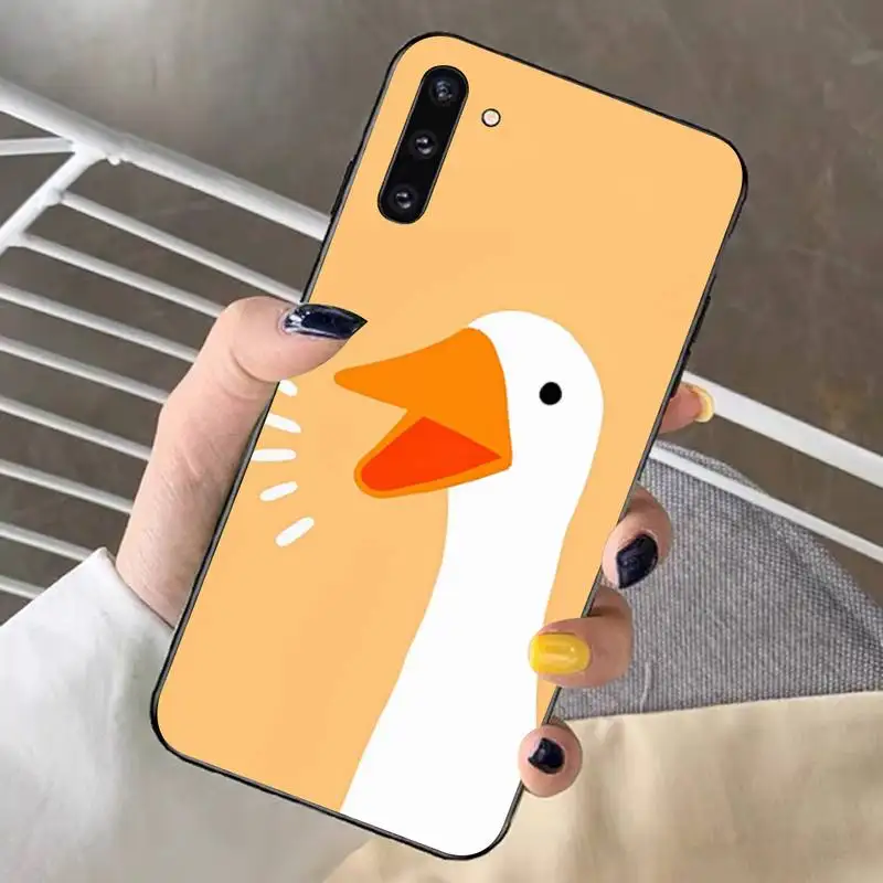 YNDFCNB Goose duck cute Phone Case For Redmi Note 4 X 5 A 6 7 8 Pro T 9 Pro 9S 10 Pro 11 Pro 11S 11Epro PocoM3pro