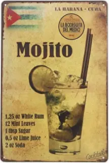 

Beverage Vintage Metal Tin Logo Poster Wall Art Bar Decoration
