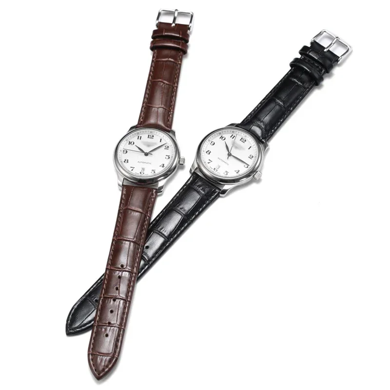 Фото Ремешок из телячьей кожи для смарт-часов Motorola Moto Watch 2026, 20 мм, 22 мм, для Moto Watch 2026, аксессуары для женщин и мужчин №5