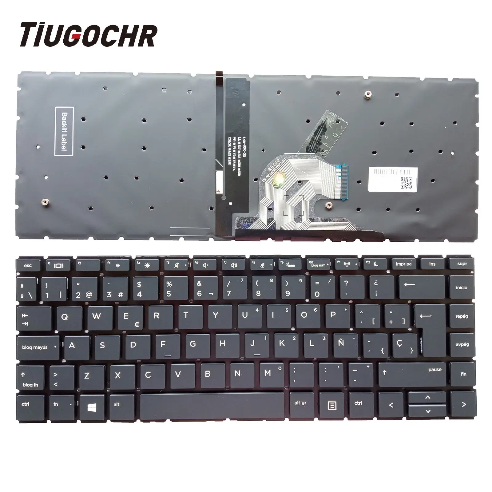 

Shen Zhen hot selling SP new laptop internal keyboard for HP 440 G6 440 G7 445 G6 445 G7 445R G6 445R G7 Keyboard Spanish Backli