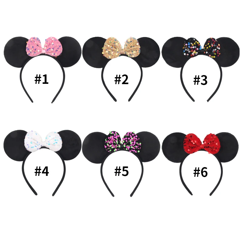 Рисунок 4 - 2023 Милая ободок с бантом и блестками в виде мыши