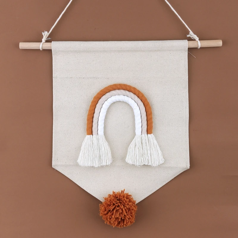 

Rainbow Hanging Decor Macrame Home Decoration Nordic Wall Ornaments Dorm Decor