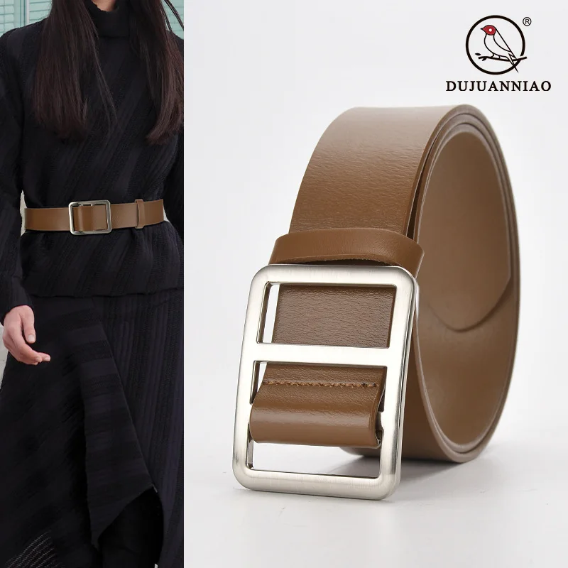 Ms belt joker waist belt with no hole contracted fashion decorative soft leather belts