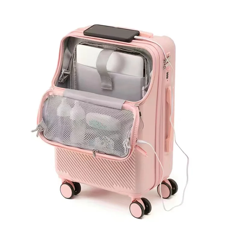 

Travel Suitcase Carry on Luggage Wheels Cabin Rolling Luggage Men's business trolley bag lightweight luggage S15020-S15034 C1