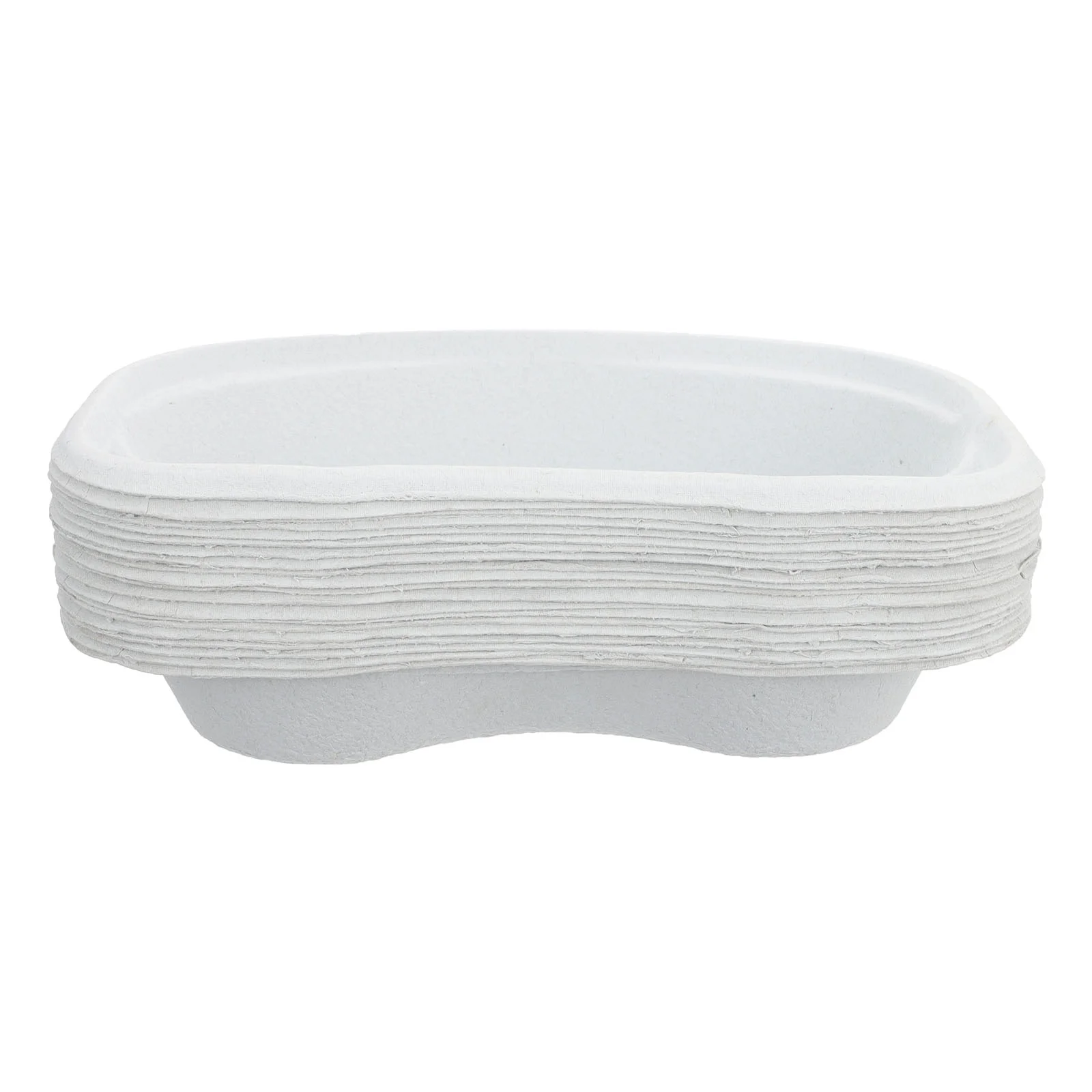 

Поднос для раковины и почек, одноразовый держатель для раковины, многоразовые подносы, градуирование целлюлозы с пластиковой чашей для мыт...