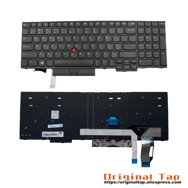 Американская английская клавиатура для Lenovo Thinkpad E595 E580 E585 E590 T590 P53S L580 L590 P52 P72 P53 P73