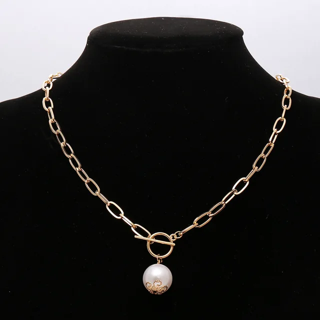 NEW Big Pearl Pendant OT Buckle 