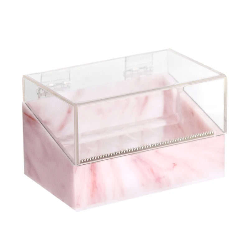 Eyelash Tape Cutter Dust-proof Comfortable  Solid Structure Acrylic material Large Capacity Saving Time And Space