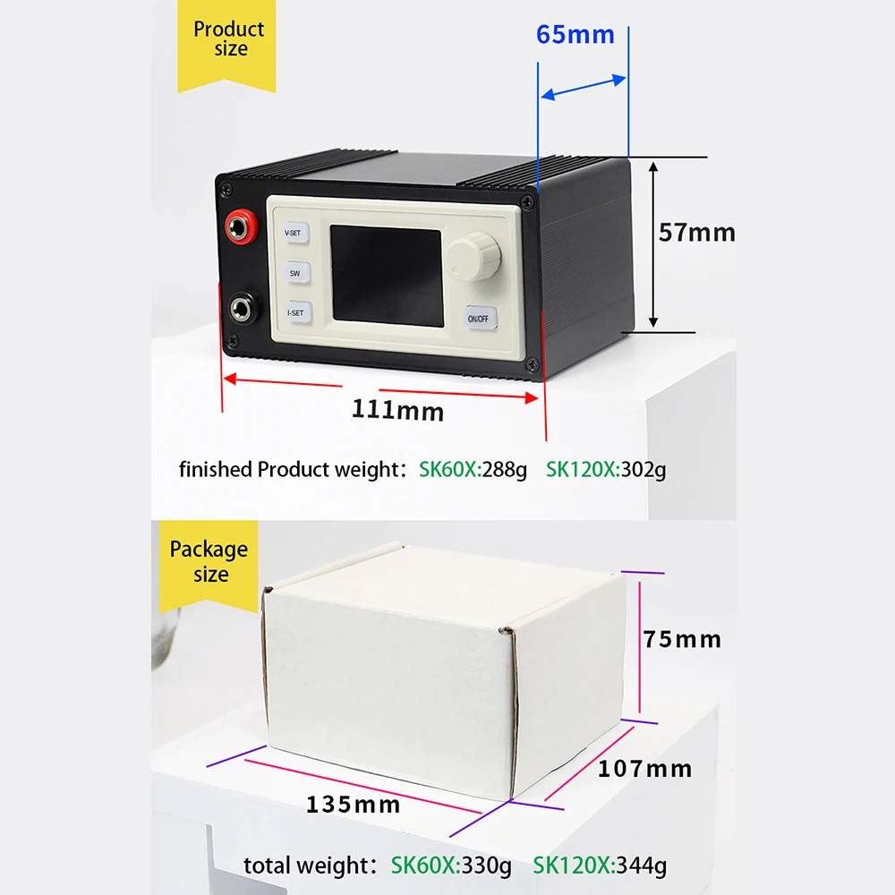 SK60X/SK120X ЧПУ понижающий усилитель постоянного тока Регулируемый регулятор