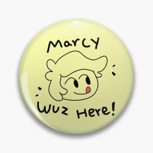 Marcy Wuz здесь мягкая булавка для пуговиц Женские Ювелирные изделия лацкана Милая