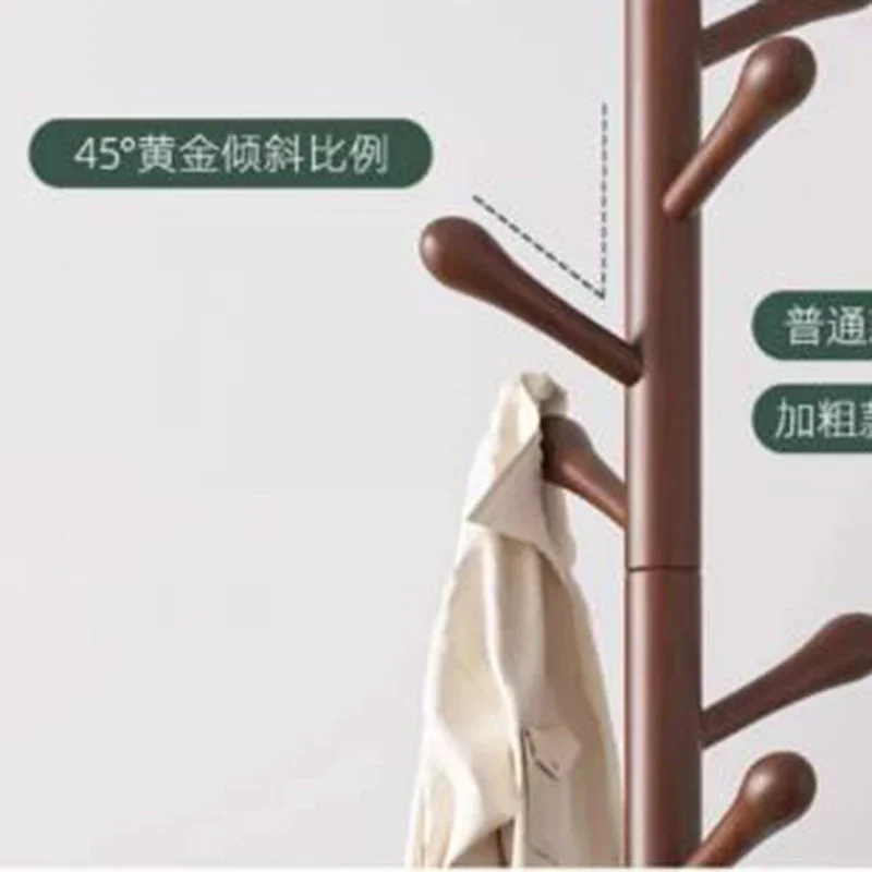 Полка итальянского дизайна вешалки для одежды деревянный напольный органайзер