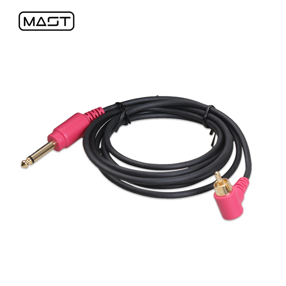 

1PCS Right Angle RCA Tattoo Pro-design Clip Cord Flexible Wire Clip Cord For Rotary Tattoo Machine Power Supply