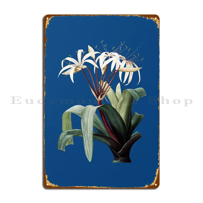 

Металлический знак Crinum Erubescens, настенный плакат для паба, пещера, тарелки для паба, кинотеатр, жестяной плакат