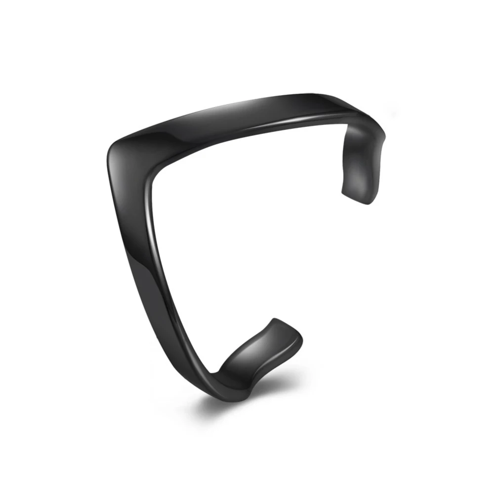 

Женские кольца на манжеты из титановой стали, размер 6, Gunmetal, 16,5 мм
