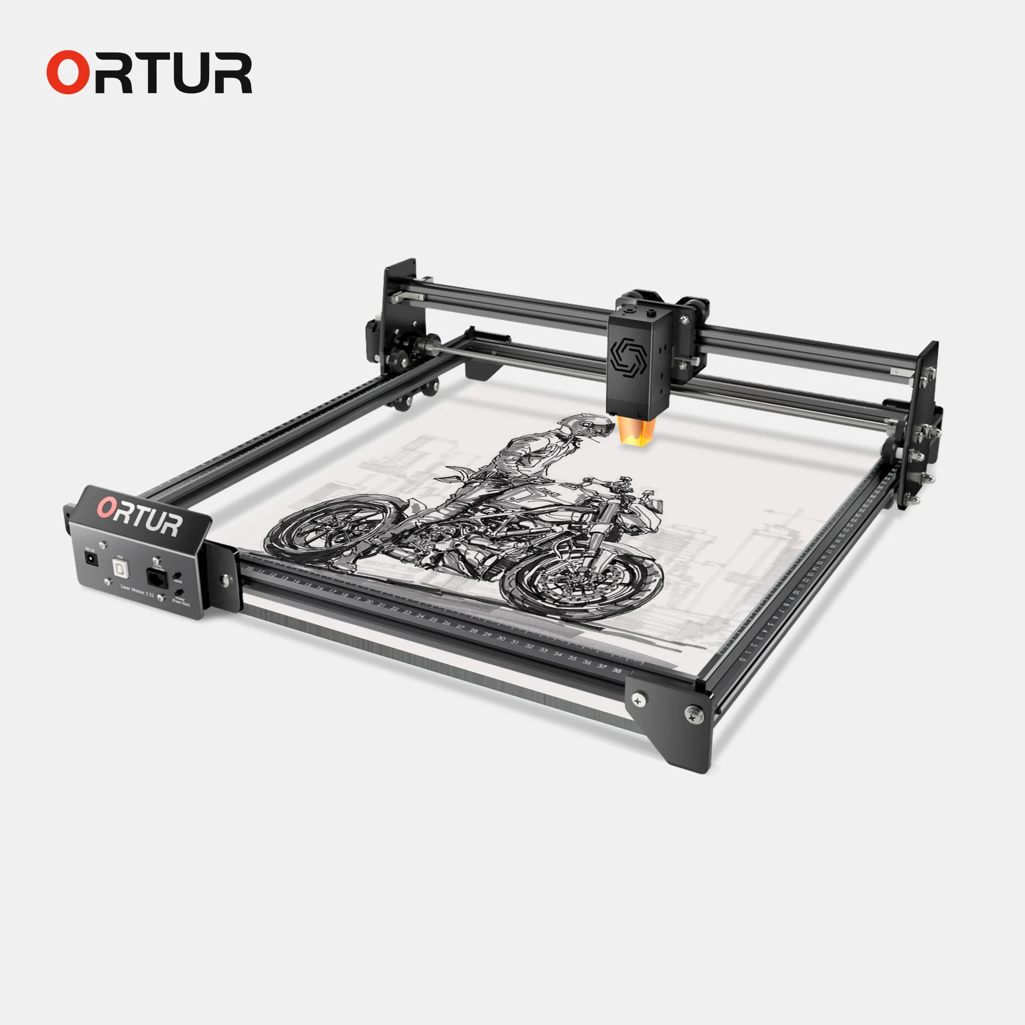 

High Speed Fast Delivery Ortur CNC Engraving Cutting Machine with Rotary LU2-10A 10W with Air Assist LASER ENGRAV FOR METAL