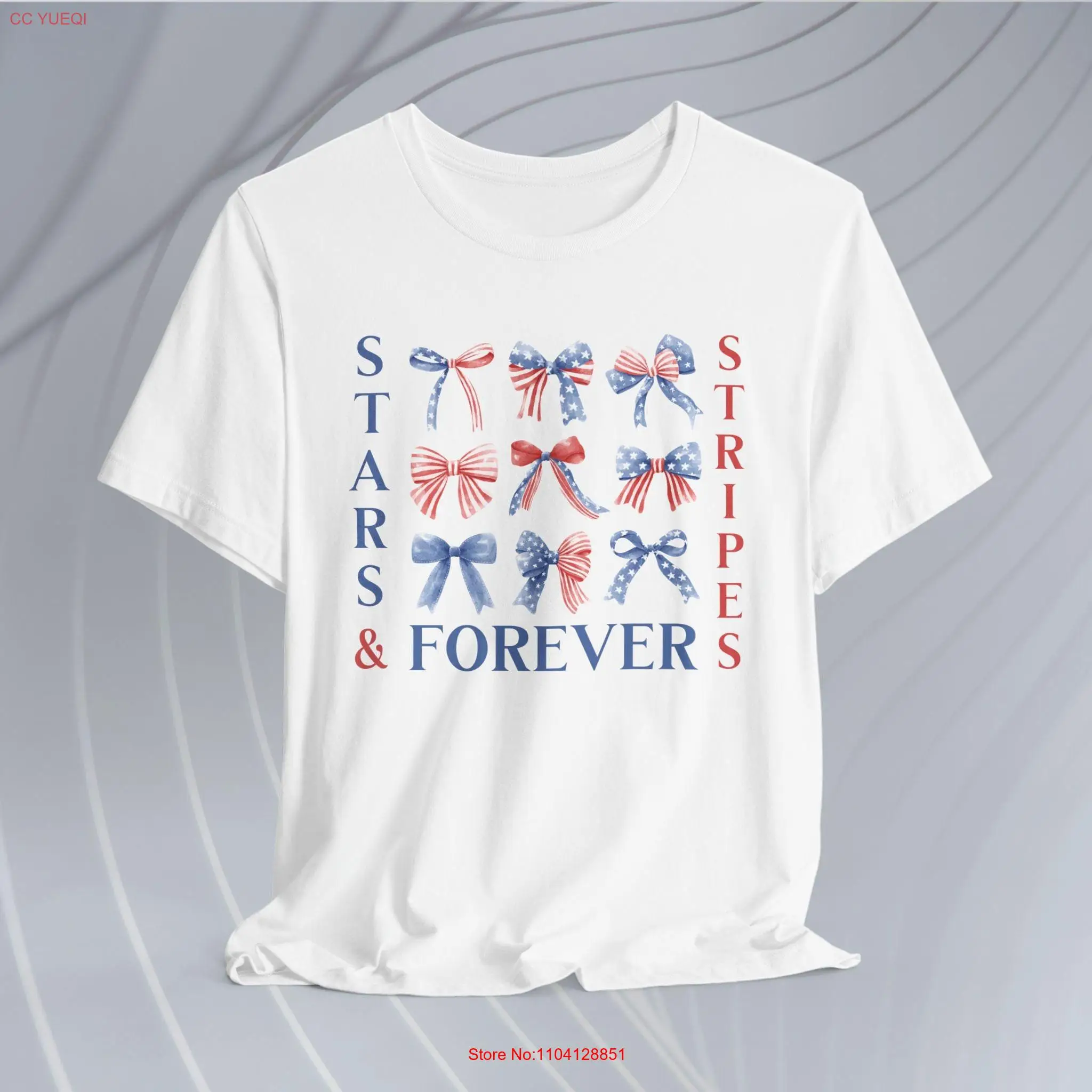 Футболка из джерси со звездами и полосками Forever 4 июля Америка дизайн кокетка День