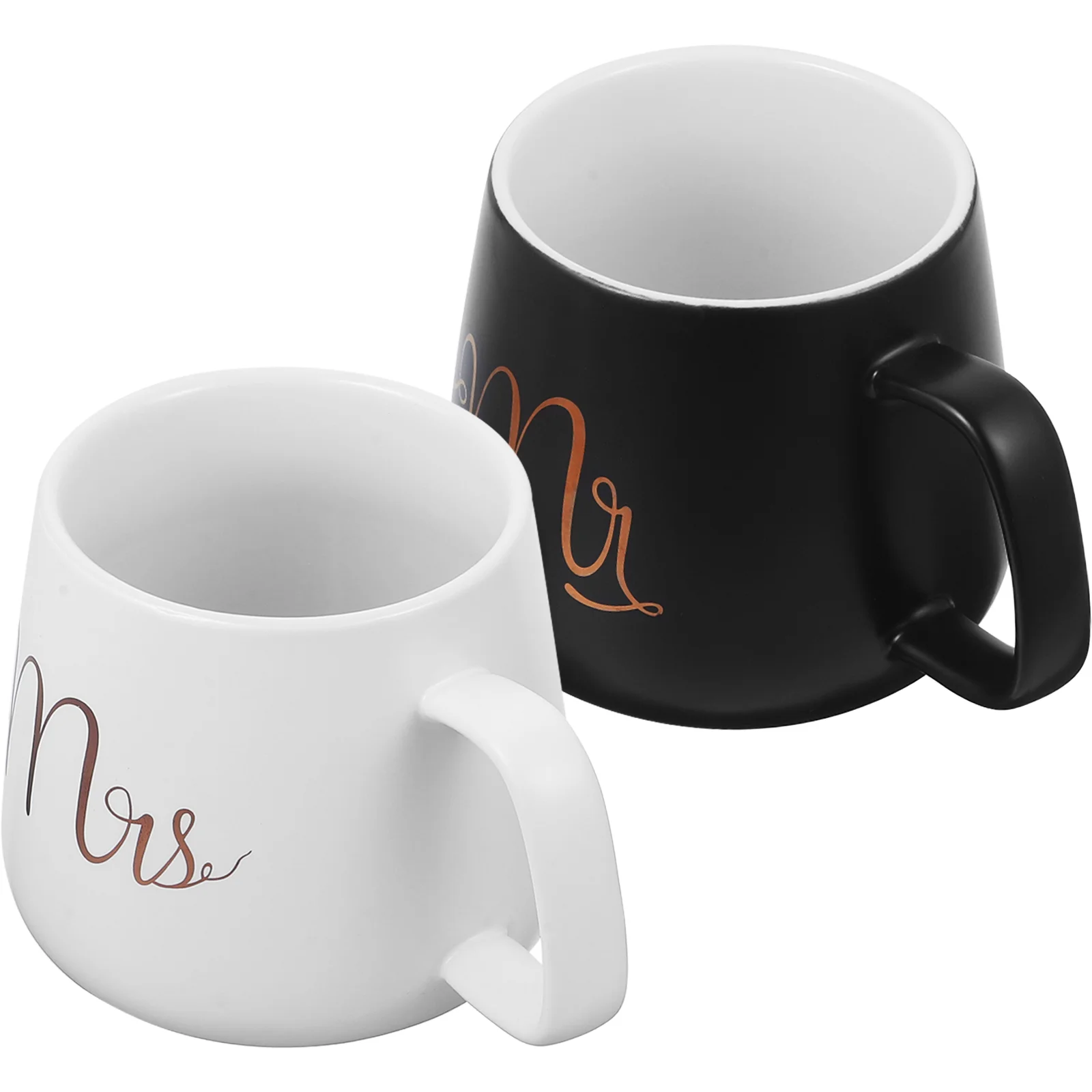 

2 Pcs Wedding Favors Tea Cup Couple Office Coffee Mug Ceramic Couples Mugs Latte Lovers