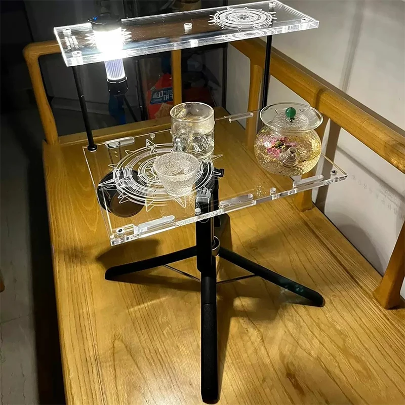 Ящик для кемпинга из акрила портативный одноблочный ящик многофункциональная